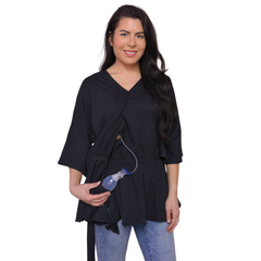 Women’s Recovery Wrap Tie Top with Hidden Pockets