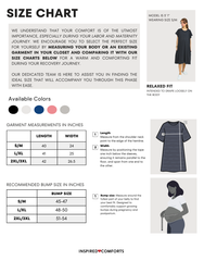 The Delivery Day Gown — Snap Front
