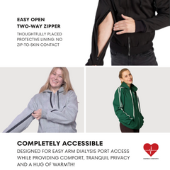 Dialysis Port Access Hoodie