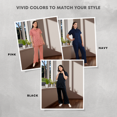 Post Surgery Mastectomy Recovery Pajamas Set with Internal Drainage Pockets