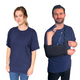 The Open Tee — Shoulder Snaps (Crew Neck)