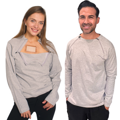 Unisex Port Access Shirt – Long Sleeve Grey