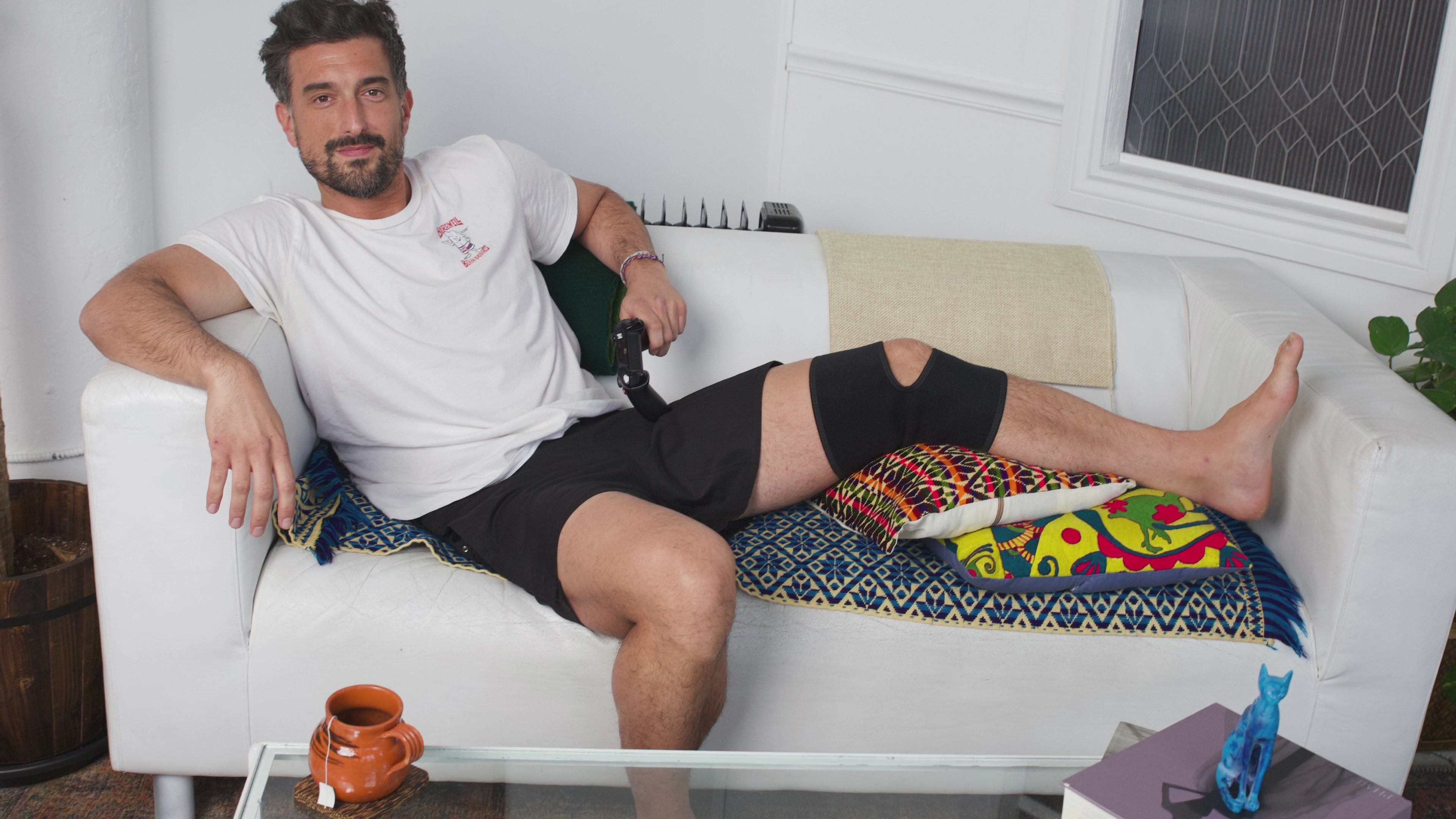 Post Surgery Recovery Tearaway Cotton Boxer Briefs w/ Snap Access (Two Pack)