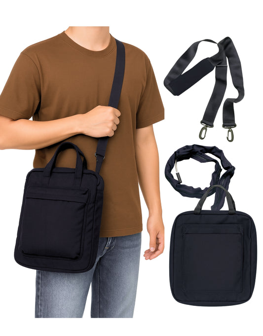 Inspired Comforts Catheter Urine Bag Cover with Easy Access Zippers – Adjustable Strap, Zipper Tube Cover & Front Pocket – Discreet & Travel-Friendly