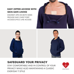 Unisex Port Access Pullover Hoodie