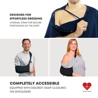 The Open Tee — Shoulder Snaps (Crew Neck)