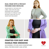 The Grace Zip Top  — Full Sleeves