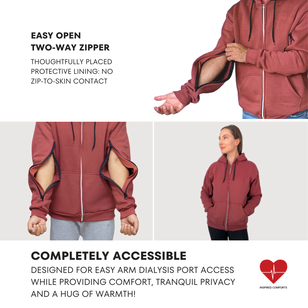 Healing Hoodie with Arm Openings Pink 3