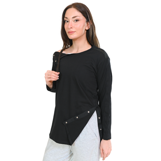 Womens Post Shoulder Surgery Shirt- Full Sleeve