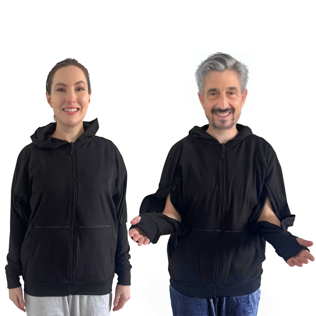Lightweight Arm Access Hoodie Black