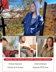Dialysis Port Access Hoodie