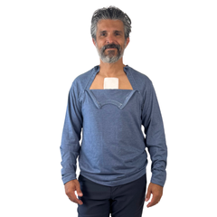 Unisex Port Access Shirt – Long Sleeve Blue