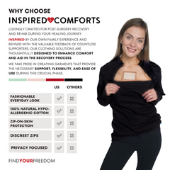 Women’s Chest Port Access Shirt – Long Sleeve Black 2