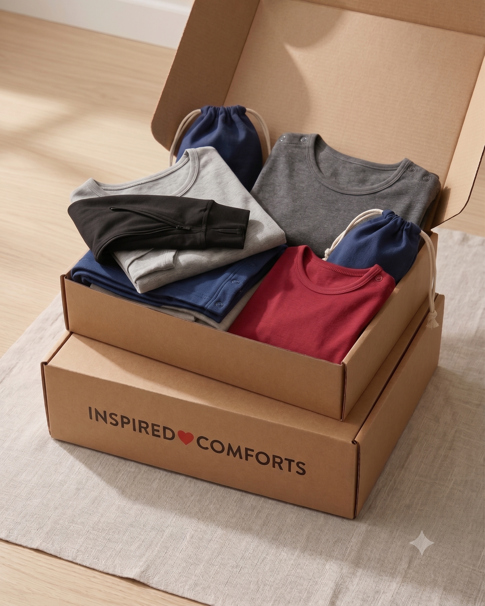 Sponsored kits packed for delivery